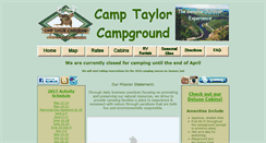 Desktop Screenshot of camptaylor.com